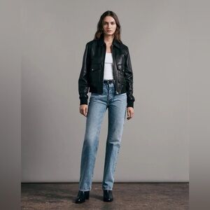 Rag and bone Alex high rise straight jeans size 26